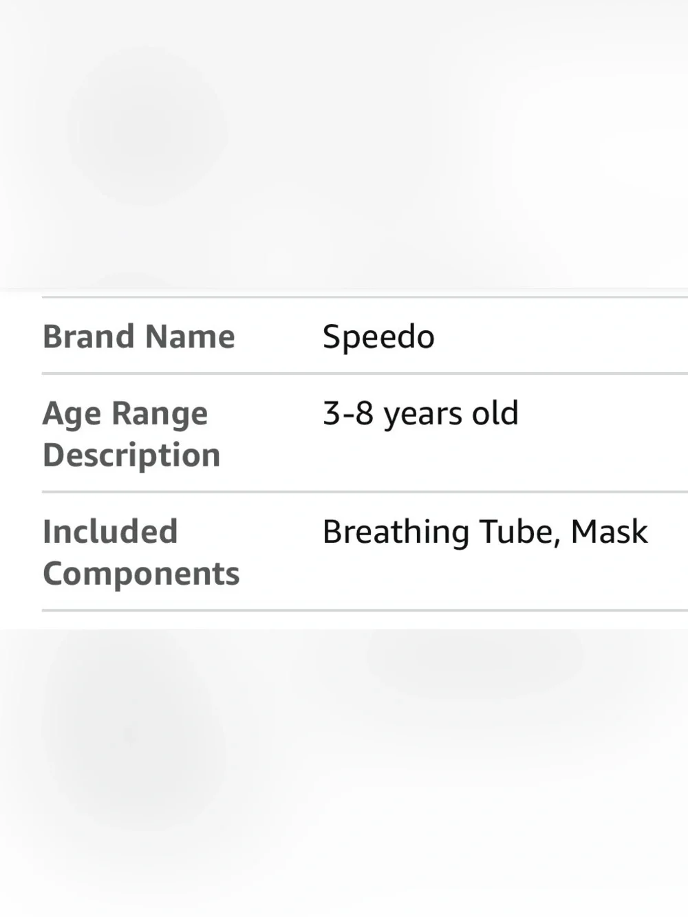 Speedo ‘Aqua Quest’ Swim Mask, Snorkel, & Fin Set KIDS S/M Age 3-8 - OCEAN BLUE